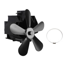 Non Electric Heat Activated Fan For Pellet Stove, Heat Powered Stove Fan Thermoelectric Fireplace Fan Wind Power Design Energy Efficient Compact And L