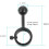 Sturdy Dive Flashlight Ball Adapter Aluminium Bracket For 1 Inch Light Connection  Strength Mount 4