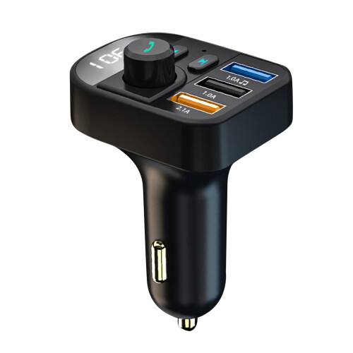 Δέκτης Bluetooth Handsfree αυτοκινήτου με πομπό FM, υποστηρίζει αναπαραγωγή μουσικής MP3 1