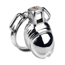 Stainless Steel Penis Cage Metal Chastity Cage For Men 50mm Size Male Chastity Belt Sex Toys For Couples
