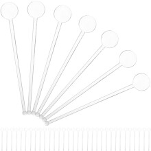 80Stk Transparente Plastik Rührstäbchen Für Cocktails Und Getränke
