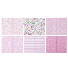 Potřeby pro kutily, bavlněná látka růžové série, svazky Fat Quarter pro prošívání a šití, prozkoumejte svou kreativitu s měkkými