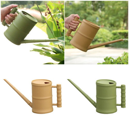 Watering Can 1.6L Plastic Watering Can with Comfortable-Green 2