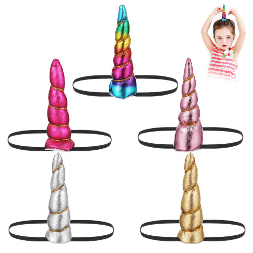 5Stk Kinder Haargummis Bunt Elastisch Dehnbar Haarband