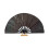 Handheld Fan Folding Hand Fan Plastic-Black Black fan frame 1