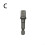 Drill Bits Bar Set for Impact Drivers, Hex Shank Extension for Socket Replacement (C) Impact Driver Bit Bar Set 1