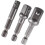 Drill Bits Bar Set for Impact Drivers, Hex Shank Extension for Socket Replacement (C) Impact Driver Bit Bar Set 5
