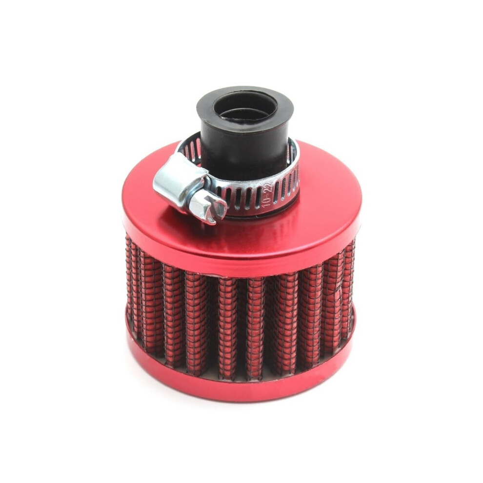 Motorcycle Air Filters Cold Air Intake Mushroom Style Crankcase Vent Cover Mini Breather Filters Universal Red 9365049492461