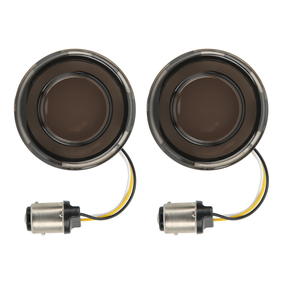 Harley Led Turn Signals W/ Halo Running Turn Signal Bold Style Modern Edge Attention Getting Leds Concentrating Lenses Easy White/Light/Amber 9139052796607
