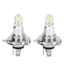 Lâmpadas de farol auxiliar com ventilador turbo para dissipação de calor, luz branca fria, IP68 à prova d'água, encaixe universal, longa vida