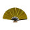Folding Hand Fan,Hand Held Folding Fan-Yellow Black fan frame 1