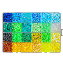 24-Slot-Puzzle-Perle mit Etui,-Summe