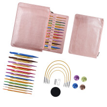 12Pairs Interchangeable Tunisian Crochet Hook Circular Knitting