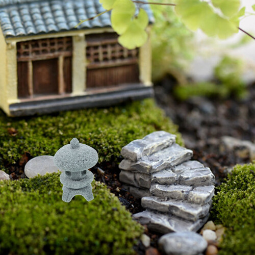 Mini Statue Sandstein Grau 2