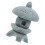 Mini Statue Sandstein Grau 9