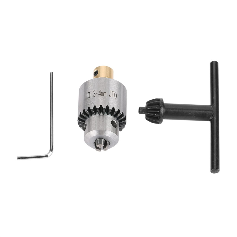 Micro Taper Drill Chuck Set 0.34Mm With Key Compatible With Lathe Electric Drill And Milling Machine 9365049493192