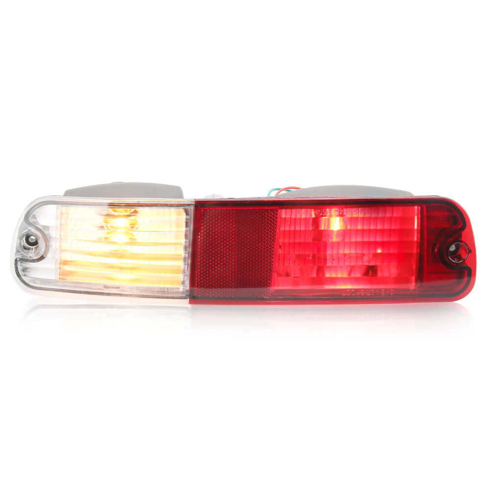 Taillight Assembly 4 Mitsubishi Suvs, Full Led Rear Fog Lamps W/ Super Bright Output, Led Bumper Reflector Lights 4 2003-2007 Pajero Montero Models 9139052795860