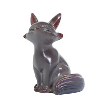 Künstlerische Füchse Tee-Haustier-Figur, wärmereaktives-Stehen