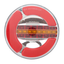 Indicatore di stop multifunzione impermeabile per camion pesanti, indicatore di direzione dinamico integrato, design sommergibile IP67, luce