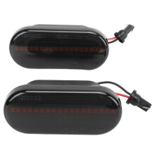 LED-Blinker, Seitenmarkierungsleuchten, dynamische LED-Beleuchtung, wasserdicht, Plug & Play, stoßfest, kompatibel mit VW Golf, Beere, Passat