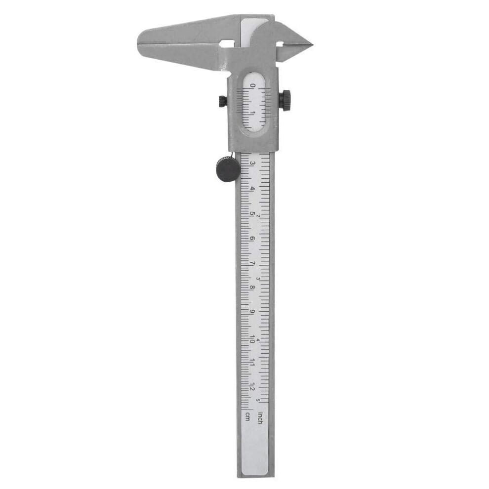 Metal Vernier Caliper 5Inch, Precision Manual Measuring Caliper Tools For Inner And Outer Diameter 9365049494014