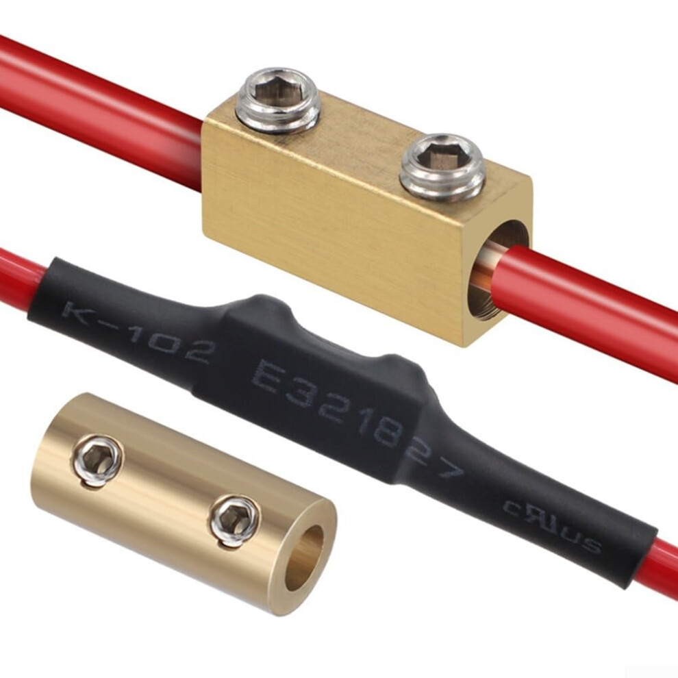 Electrical Connector Kit With Conductivity Copper Terminal Blocks, Nocrimp Easy Install, 60A 80A Round 9426802991949