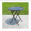 Redwood Black Glass Folding Round Side Table 46cm 5