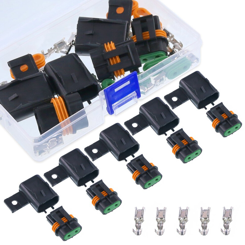 5 Pack Waterproof Ato Atc Fuse Holder Kit Inline 1210 Gauge Temp Wire Splicing 9426802992014