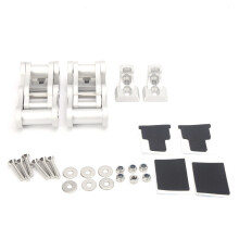 Panserlås i aluminium, 4Jeep Gladiator, sterke og justerbare panserlåser, eliminerer panserets flagrer, slitesterke maskinvarer, ripebestandige,