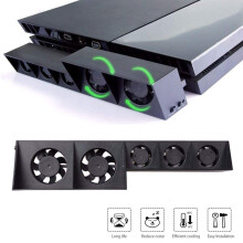 PS4 Console Companion, Super Turbo Design Cooler for Seamless Integration, Automatic Temperature Control Ensures Optimal Performance, Plug and Play Co