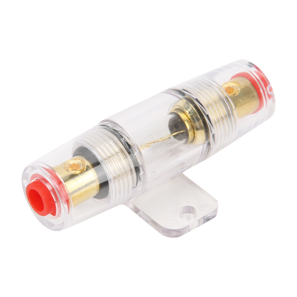 Automotive Fuse Block W/ Impact Resistant Housing 4 Inline Agu Fuses, Car Audio Circuit Protection Device Featuring Power Safety Protection & High 9139052798700