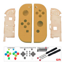 Trasforma il tuo Nintendo Switch con questa resistente cover rigida in plastica ABS atossica, semitrasparente e di ricambio per controller,