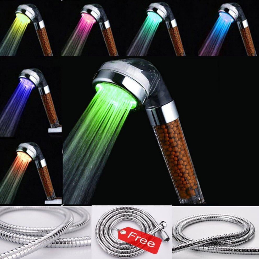 Temperature-Based Led Color Change, Comfortable Water Flow Elevates Your Shower To An Artistic Experience 9139052119451