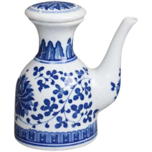 Ceramic Soy Sauce Dispenser Small Vinegar Jar Soy Sauce Bottle Decorative Seasoning Bottle