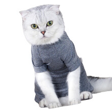 Vêtement post-chirurgical pour chats, avec 4 jambes,-S.
