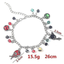 Bijou pour femme, collier pendentif paon, bracelet serpent, bijoux de cosplay, accessoires, cadeaux pour homme et femme, bijoux d'anime 22