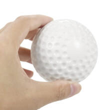 PU Dimpled Baseballs 6 Pack, 9Inch, With Drawstring Carry Bag For Pitching Machine Practice