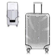Reusable & Foldable Luggage Protector, Easy Installation & Removal for Quick Use, Durable Material & Transparent Luggage Cover, Waterproof Suitcase Sl