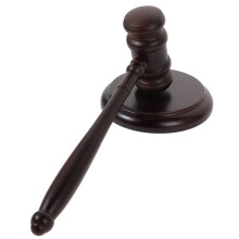 Wooden Judge Gavel Multi-Functional Court Judgement Tool for Kids - Ideal Size for Boys and Girls, Durable Material
