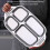 Ensemble de vaisselle de Camping en acier-Quatre grilles 6