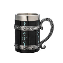 Tasse à bière en acier antirouille en résine robuste à-Type B