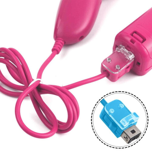 Χειριστήριο Wii Nunchuck για χρήση από αριστερό/δεξί χέρι, εύκολη εγκατάσταση, 2