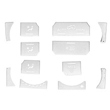 Embellecedor interior para coche, cubierta de botón de aire acondicionado de aleación de aluminio. Diseño elegante que evita arañazos. Sólido y