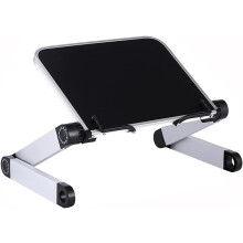 Support de livres polyvalent, en alliage d'aluminium, pliable et portable, pour manuels scolaires, recettes et ordinateur portable, avec hauteur et