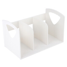 Verstelbare bureau-organizer met veiligheidszegel, plastic dossierhouder, rek met meerdere vakken, kabelbinders en labels voor thuis en op kantoor
