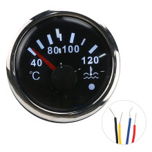 Kit medidor de temperatura antiembaçante de alta visibilidade para motor marítimo, escala dupla Fahrenheit e Celsius, construção durável,