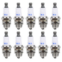 Vervangende bougie L7T van keramisch materiaal, eenvoudig te installeren, compatibel met motoren van Chinese makelij, trimmers, bladblazers, ATV's,
