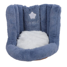 Snygg Kawaii-kuddestol Plyschdjurssittkudde med halkfri design Ergonomiskt ryggstöd Premium sammetstyg Multifunktionell användning