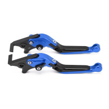 Leve freno e frizione4Motorcycles Design pieghevole Leva manubrio in alluminio lavorato a CNC estensibile Trattamento anodizzato resistente alla