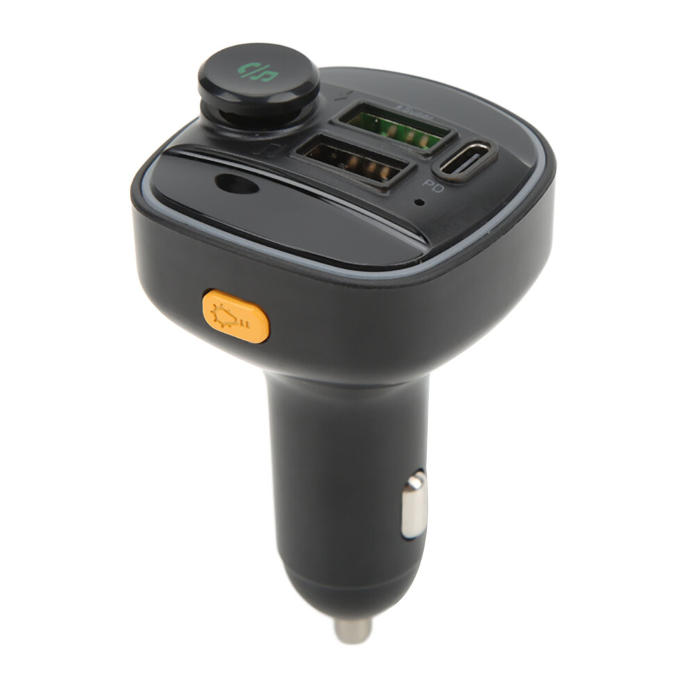 Fm Transmitter Car Adapter Bluetooth 5.3 Wireless Radio Receiver Hands Free Calling Built In Microphone Noise Cancellation Hi Fi Sound Quality Fast 9139052799653